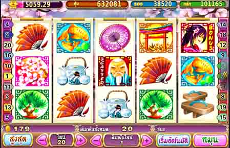 เกมสล็อต Pussy888 Geishas Garden