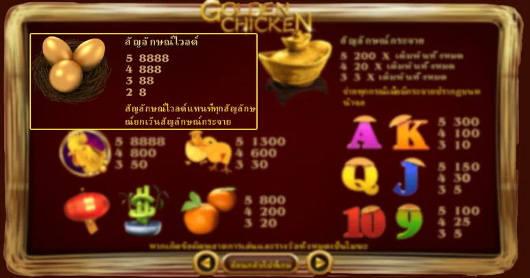 Golden Chicken (สล็อตไก่ทอง) (1)
