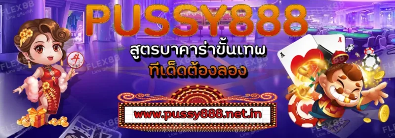 Pussy888 สูตรบาคาร่าขั้นเทพทีเด็ดต้องลอง