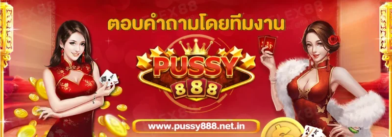 ตอบคำถามโดยทีมงาน Pussy888 ทุกข้อสงสัยกระจ่างแน่นอน