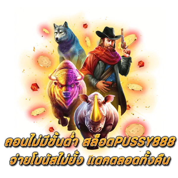 ถอนไม่มีขั้นต่ำ สล็อตPUSSY888 จ่ายโบนัสไม่ยั้ง แตกตลอดทั้งคืน